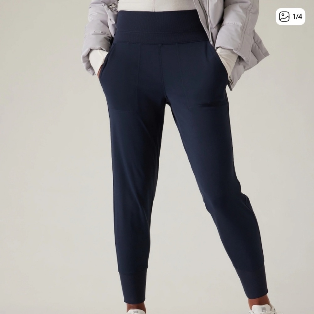 Athleta Venice Jogger Blue Size XL 27” Inseam Soft‎ Stretch Lounge Pants